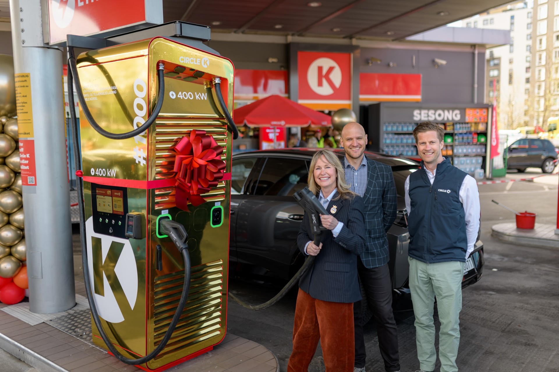 Åpning av lader nr. 1000